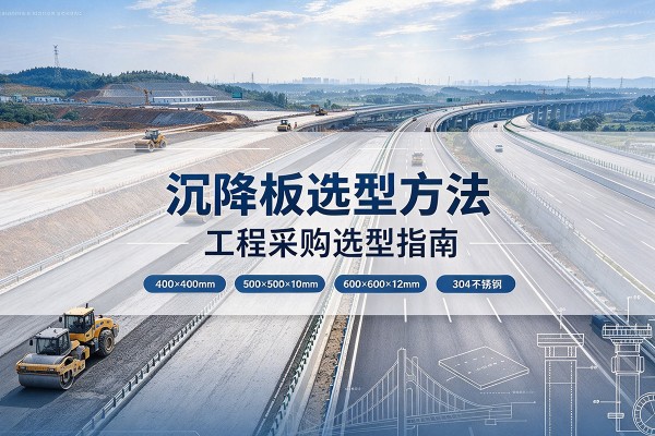东西湖沉降板选择方法