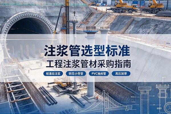 东西湖注浆管选型标准